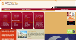 Desktop Screenshot of hotel-nepal.net