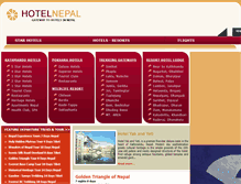 Tablet Screenshot of hotel-nepal.net